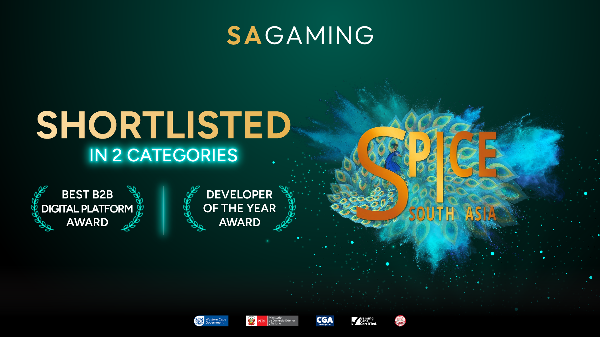 SA Gaming shortlisted for 2 categories at SPiCE South Asia Awards 2026